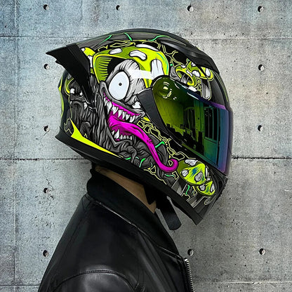 High-Quality Full Face Racing Motorcycle Helmet DOT Approved