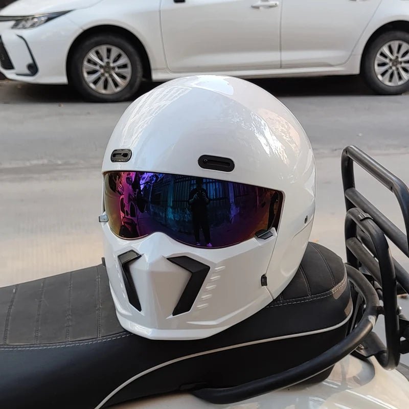 “ORZ Retro Motorcycle Helmet – Full Face, Bluetooth Ready” - MoToPLY XHLO132MoToPLY XXXL“ORZ Retro Motorcycle Helmet – Full Face, Bluetooth Ready”