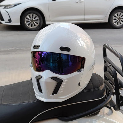 “ORZ Retro Motorcycle Helmet – Full Face, Bluetooth Ready” - MoToPLY XHLO132MoToPLY XXXL“ORZ Retro Motorcycle Helmet – Full Face, Bluetooth Ready”