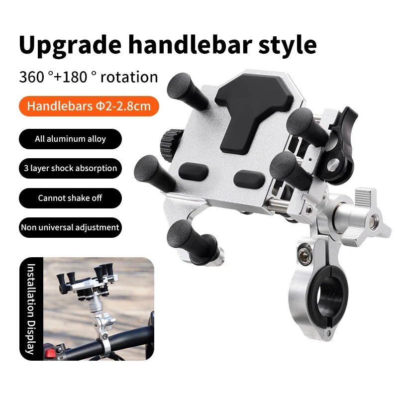 Universal Motorcycle Phone Stand - MoToPLY XPH103MoToPLY XUniversal Motorcycle Phone Stand