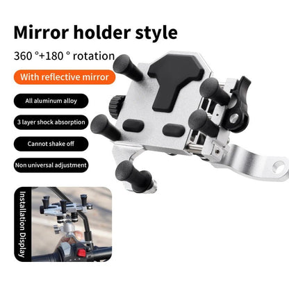 Universal Motorcycle Phone Stand - MoToPLY XPH105MoToPLY XUniversal Motorcycle Phone Stand