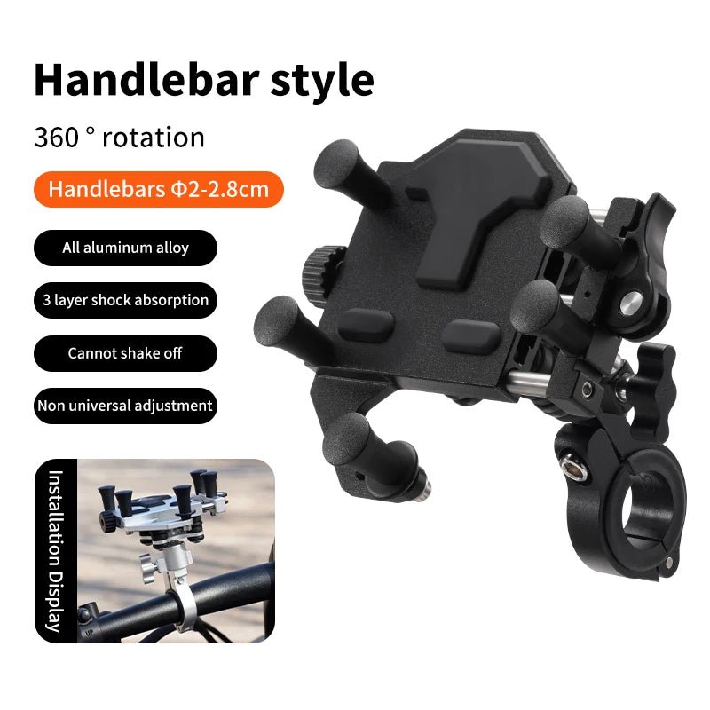 Universal Motorcycle Phone Stand - MoToPLY XPH106MoToPLY XUniversal Motorcycle Phone Stand