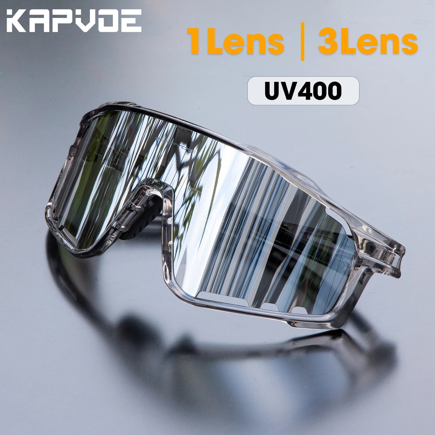 KAPVOE Nano Cycling Glasses – UV400 Protection - MoToPLY XGLC100MoToPLY XKAPVOE Nano Cycling Glasses – UV400 Protection