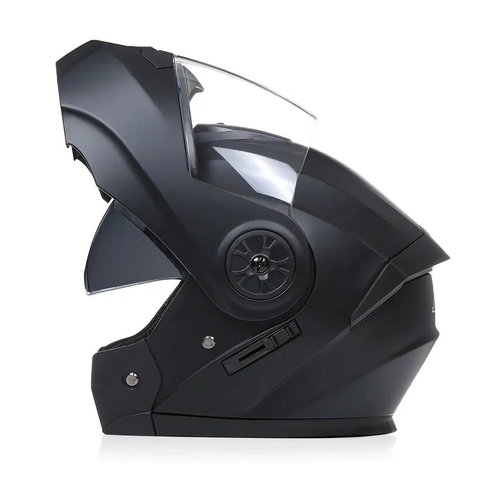 Personalized Flip-Up Dual Lens Motorcycle Helmet – Modular & Customizable - MoToPLY XMoToPLY XLarge#original_value#