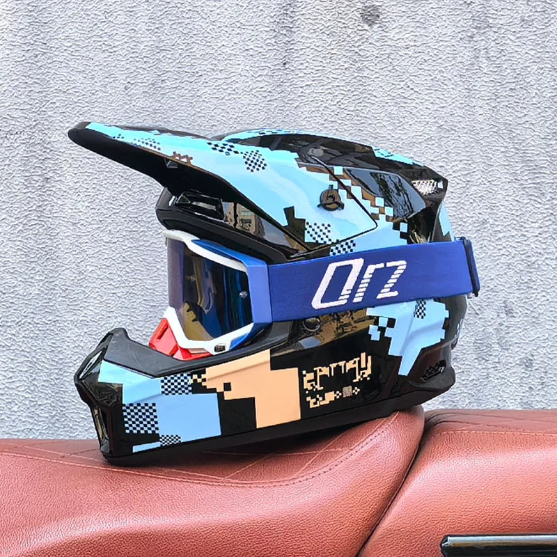 Off road racing motorcycle helmet bicycle