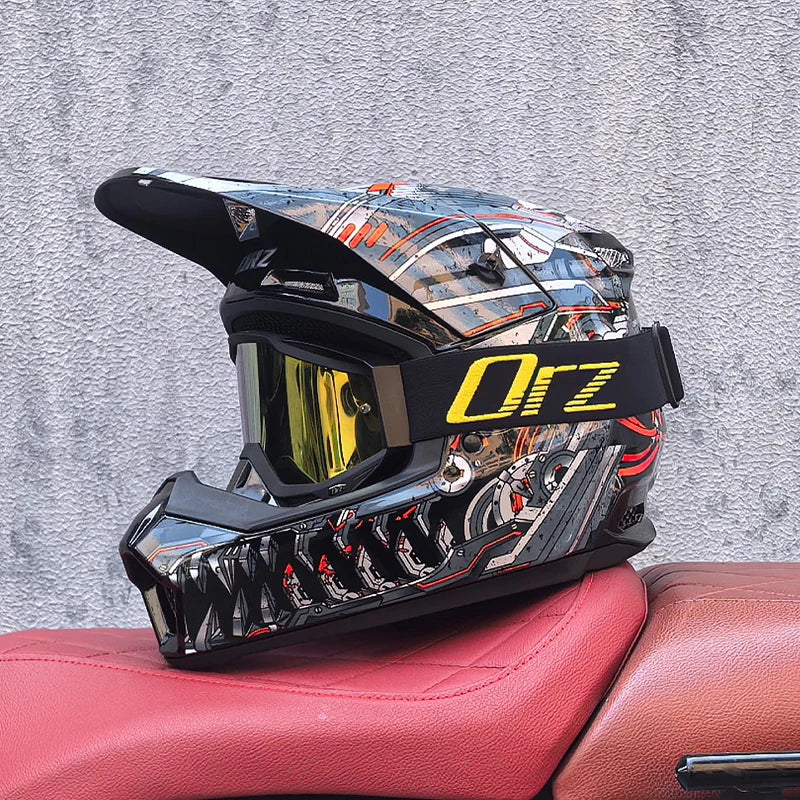 Off road racing motorcycle helmet bicycle
