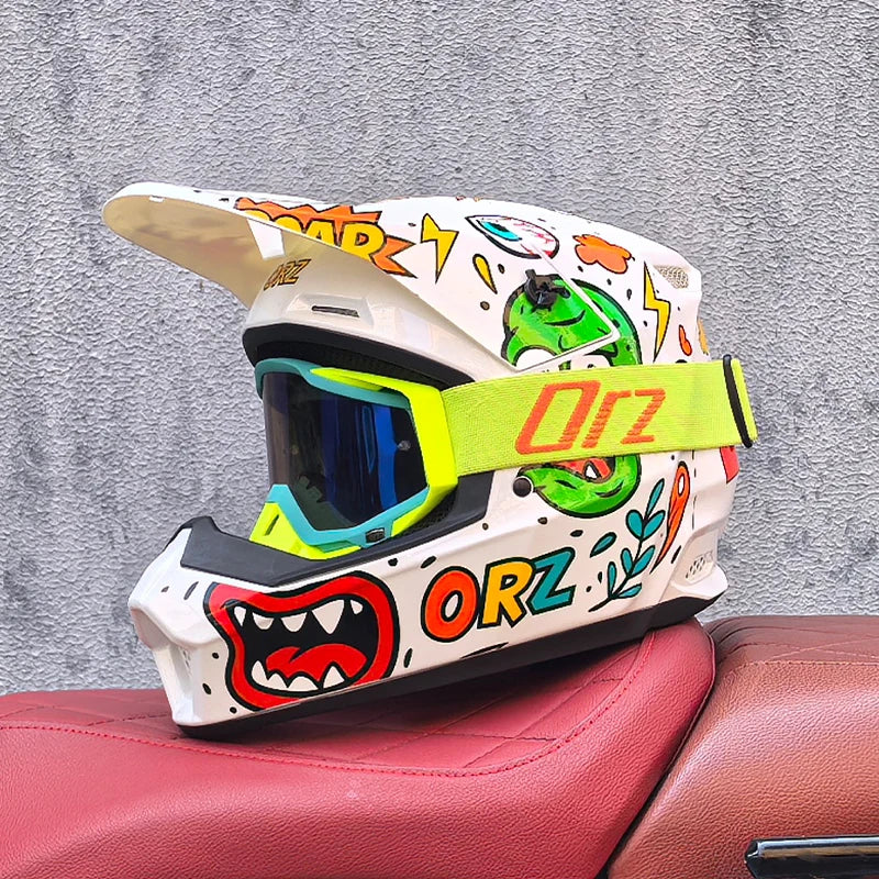 Off road racing motorcycle helmet bicycle