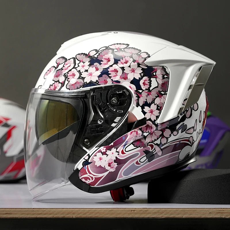 Retro 3/4 Open Face Motorcycle Helmet - MoToPLY XHG154MoToPLY XSRetro 3/4 Open Face Motorcycle Helmet