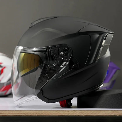 Retro 3/4 Open Face Motorcycle Helmet - MoToPLY XHG166MoToPLY XSRetro 3/4 Open Face Motorcycle Helmet