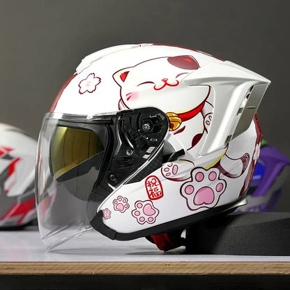 Retro 3/4 Open Face Motorcycle Helmet - MoToPLY XHG184MoToPLY XSRetro 3/4 Open Face Motorcycle Helmet