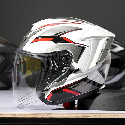 Retro 3/4 Open Face Motorcycle Helmet - MoToPLY XHG202MoToPLY XSRetro 3/4 Open Face Motorcycle Helmet