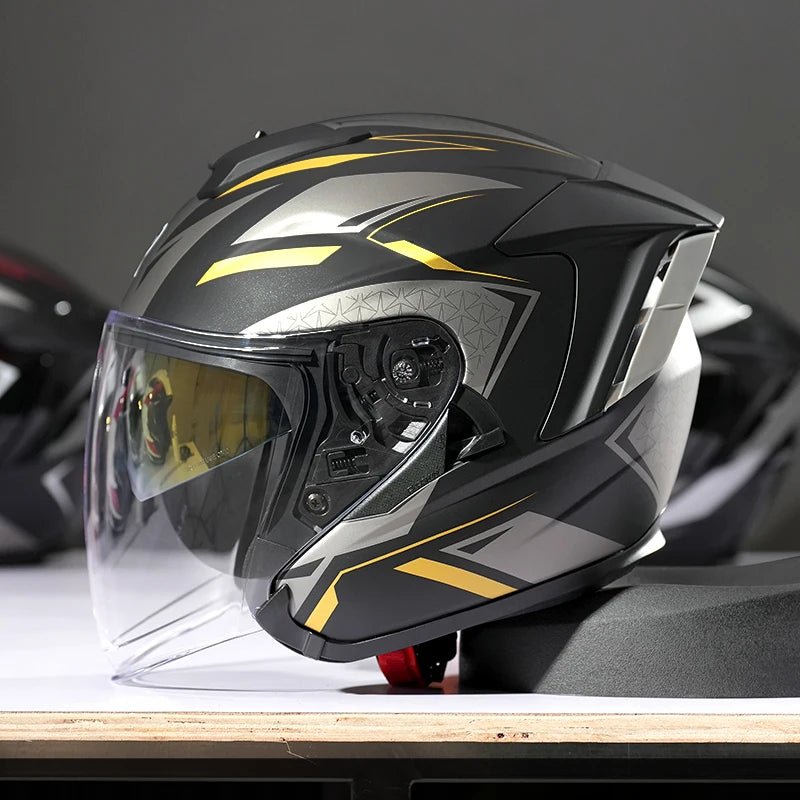 Retro 3/4 Open Face Motorcycle Helmet - MoToPLY XHG208MoToPLY XSRetro 3/4 Open Face Motorcycle Helmet