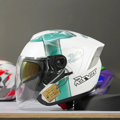 Retro 3/4 Open Face Motorcycle Helmet - MoToPLY XHG112MoToPLY XSRetro 3/4 Open Face Motorcycle Helmet