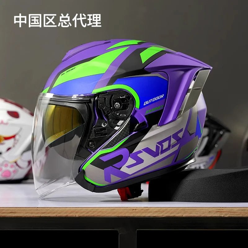 Retro 3/4 Open Face Motorcycle Helmet - MoToPLY XHG136MoToPLY XSRetro 3/4 Open Face Motorcycle Helmet