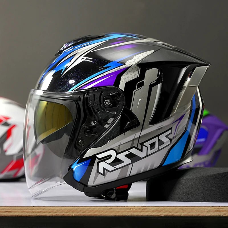 Retro 3/4 Open Face Motorcycle Helmet - MoToPLY XHG142MoToPLY XSRetro 3/4 Open Face Motorcycle Helmet