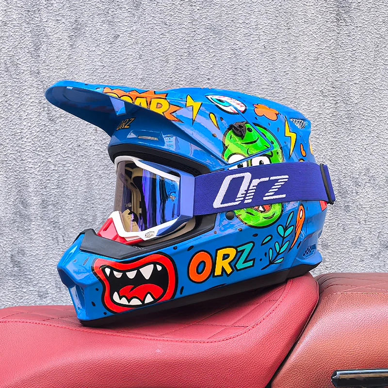 Off road racing motorcycle helmet bicycle