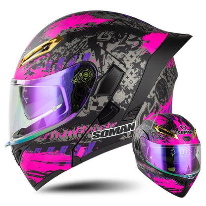 DOT Approved Full Face Flip Up Motorcycle Helmet Dual Visor Modular - MoToPLY XST120MoToPLY XSDOT Approved Full Face Flip Up Motorcycle Helmet Dual Visor Modular