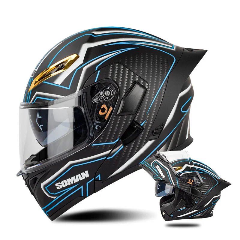 DOT Approved Full Face Flip Up Motorcycle Helmet Dual Visor Modular - MoToPLY XST200MoToPLY XSDOT Approved Full Face Flip Up Motorcycle Helmet Dual Visor Modular